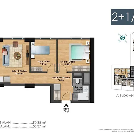 New 2br W Parking #31 Апартаменты Стамбул